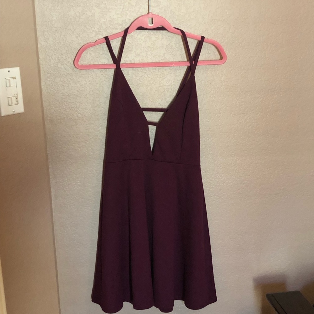 Love culture maroon party dress
